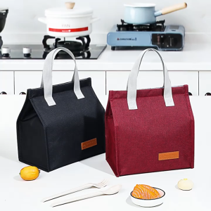 Túi Đựng Hộp Cơm Giữ Nhiệt Văn Phòng Cao Cấp 3 Lớp Cách Nhiệt Vải Oxford Chống Sốc