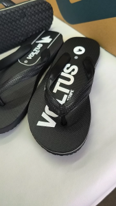 H&N Online Shop - Sendal Sandal Jepit VOLTUS BLACK STRIPE Anti Slip - Size 38-42