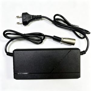18mm 3-Pin XLR Charger 54.6V 2A Output for 48V Ride-On Vehicle Mobility Chair Battery AC100-240V Replacement Power Supply