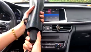 Ô Dù che nắng kính lái Ô Tô Ô che kính lái Ô Tô cao cấp ( Tặng Kèm Bao Da ) - Chống Nắng ngăn tia UV hiệu quả