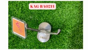 [HCM]Móc đôi Inox Bảo KAG-BAO211 móc 2 treo đồ nhà tắm SUS304 đế đúc thiết kế tuyệt đẹp sang trọng tinh tế đến từng chi tiết
