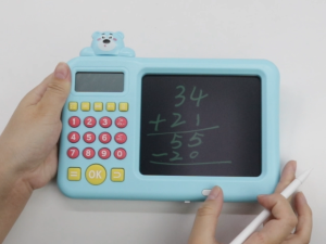 Early Childhood Educational Toy: Intelligent Math Machine with Handwriting Board - Interesting Math & Art Learning Toy
