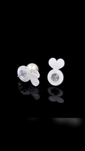 10/30/50 Chiếc Nút Nâng Đỡ Khuyên Tai Bằng Silicon Cao Su Dành Cho Khuyên Tai Nặng Thay Thế Acrylic Hỗ Trợ Giữ Khuyên Tai Không Bị Xệ Phụ Kiện Làm Đồ Trang Sức