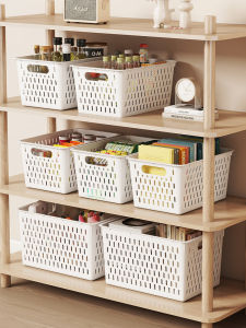 Maximizing Space: Kitchen & Home Office Solutions with Plastic Storage Baskets