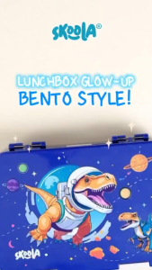 Skoola Botol Minum Dan Kotak Bekal Anak Perempuan Laki Laki Set BPA Free - Tribottle Tribox