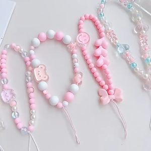 ALENADAY - Tali Gantungan Handphone Gelang Manik Manik Liontin Lanyard HP aesthetic KEY20