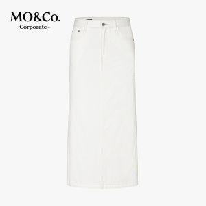 MO&Co. | High Waist Straight Cut Side Slit Skirt