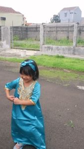 GAMIS KAFTAN ANAK ASSYFA 1 / KAFTAN ANAK LUCU / KAFTAN ANAK TERBARU / KAFTAN LEBARAN ANAK