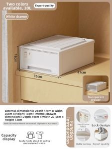 XUNHUAI | Transparent Clothing Storage Box