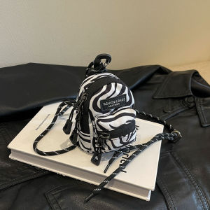 กระเป๋าใส่ของจุกจิกแบบพกพา ลายเสือดาว สำหรับใส่หูฟัง บัตร เหรียญ กระเป๋าเป้สะพายหลังสำหรับเดินทาง รุ่น 2025