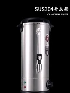 HEJI Commercial 304 Stainless Steel Electric Water Boiling Bucket 8L Premium Electric Kettles Thermo Pot Hot Water
