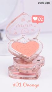 สิวันนา เทเลพาธิค บลัชออน เนื้อฝุ่น ปัดแก้ม เม็ดสีแน่น เกลี่ยง่าย 3.4g HF5092 Sivanna Colors Telepathy Blush สีRouge Sivanna - Lazada