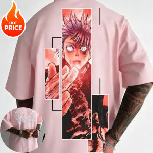 Bandai | Gojo Satoru Jujutsu Kaisen Men Harajuku 2026 Y2k Summer Vintage T-Shirt Loose Oversized Women Streetwear Casual Short Sleeve Tee