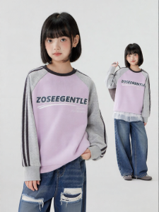 zosee | Áo Hoodie Dày Có Lót Bông Cho Bé Gái Mùa Thu Đông