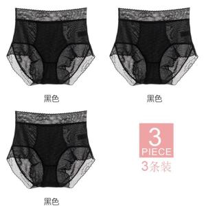 กางเกงชั้นในลูกไม้เอวสูงไร้ตะเข็บสำหรับผู้หญิง กางเกงชั้นในเซ็กซี่กระชับหน้าท้อง กางเกงขาสั้นทรงสามเหลี่ยม ผ้าไนลอน ฤดูร้อน 2023
