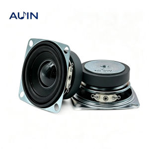 AUIN 2Pcs 2 Inch 4 Ohm 3W Full Range Speakers Portable 52MM Audio Loudspeaker Subwoofer DIY Hifi Stereo Sqaure Bluetooth Speaker