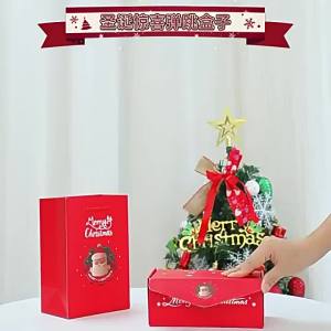 12 Chiếc Giáng Sinh Hộp Quà Tặng Bật Lên Bộ Màu Đỏ/Xanh Lá Độc Đáo Có Thể Gập Lại Nảy DIY Hộp Quà Tiền Mặt Để Trang Trí Tiệc Những Dịp Bất Ngờ