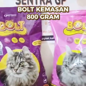 Bolt 500 Gram 800 Gram - 1Kg Makanan Kucing Repack
