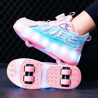 Beedpan | Four Wheeled Glowing Roller Skates