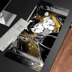 Bandai | Black and white Mouse Pad Big Size Anime Desk Mat Gamer Non-Slip Keyboard Pad O-one P-piece Law Computer Mousepad Gaming Carpet