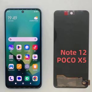 Màn Hình Cảm Ứng LCD AMOLED/TFT Cho Xiaomi Redmi Note 12 4G POCO X5 Màn Hình Điện Dung Độ Phân Giải 2160x1080