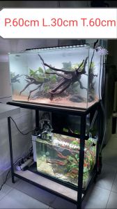 Rak serbaguna besi P60cm L40cm T60-100cm. rak aquarium. rak bongkar pasang. rak penyimpanan. rak sepatu. rak buku. meja kamar tidur. meja dapur.