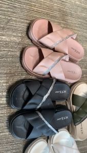 Sandal Wanita Terbaru /Sendal Selop Wedges Jelly HYS NEW 2201-1 BSM New/Sendal Karet Korea Kekinian