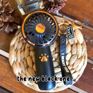 Rokeet Kipas Angin Genggam Mini LED Portable Rechargeable Free Lanyard