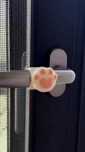 Cat Paw Door Stoppers Silicone Covers for Door Knobs Collision Protection Pads to Walls Door Knob Wall Protector Door Stopper
