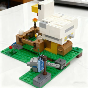 Third Party MOC Compatible Sets My Pixel World Series Building Blocks Chicken House Egg Assembly Toys For Children ﻿