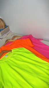 Kanvas Dri fit Tshirt for Men & Women Active Gym Clothes Mens T-shirts Compression Shirt Quick-Dry Jersey Neon Series