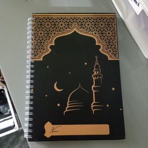 Notebook terompah hard cover A5
