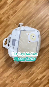 Omiland Tas Perlengkapan Bayi/Diaper Bag Ukuran Sedang/Medium Alpaca Series - OB29201 OB29202 OB29203 OB29204