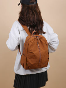 Bavil 2025 New Lightweight Simple Double Shoulder Backpack High Aesthetic Value Travel Backpack Casual Ultra-Thin Climbing Backpack