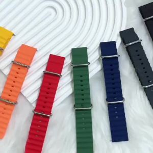 22mm Ocean Silicone Strap For Realme Watch 5 Wristband Breathable Bracelet For Realme Watch S2/S SPro/2 2Pro/3 3 Pro Sport Band