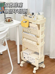 ตู้หนังสือแบบเคลื่อนที่ได้ ตู้หนังสือสำหรับเด็ก ตู้หนังสือสำหรับห้องทำงาน ตู้หนังสือแบบเรียบง่าย ตู้หนังสือพื้น ตู้หนังสือแบบตั้ง