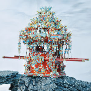 Piececool 3D Metal Puzzles Kingfisher Bridal Sedan Wedding Series Model Building Kits Jigsaw Puzzle Wedding Anniversary Gifts for Women