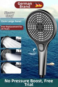 YALANDENG | High Pressure Shower Head Set for Home Bathing