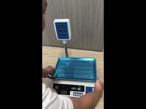 40 kg stainless steel electronic digital double LCD display rechargeable kitchen scale