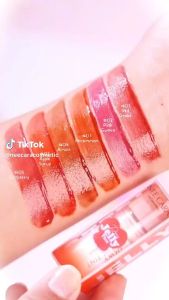 nee cara n347 tint dewy jelly ลิปทิ้นเนื้อเจลลี่ เนื้อเบาสีติดทนปากฉ่ำวาวสวย