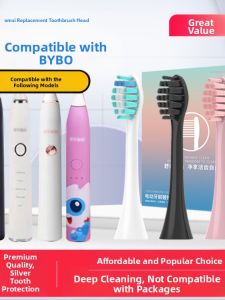 Electric Toothbrush Head Replacement for Children And Adults Deep Cleaning Suitable for Taikang BaiBo BYBO Toothbrush