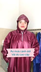 (MIỄN SHIP TOÀN QUÔC) Áo Mưa Cánh Dơi Vải Dù 1m6 Luôn Đầu MẪU MỚI 2024