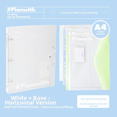 Planwith | Transparent Adjustable A4 Folder For Middle School