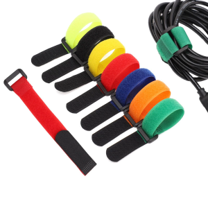 5pcs/lot Bicycle Handlebar Strap Holder Cycling Flashlight Tie Rope Bandages Universal Nylon Sticky Tie Fixed Items Bike Strap