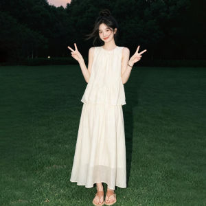 NIUVIES | French Style Sleeveless Vest Dress Summer 2026 New