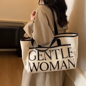 Gentlewoman 2026 New Large Capacity Canvas Tote Bag