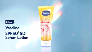 Vaseline Yellow Healthy Bright Body Serum Sunscreen SPF 50+ PA++++Daily Protection Brightening 300ml