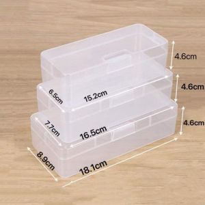 Transparent PP plastic storage box jewelry beaded objects organizer box