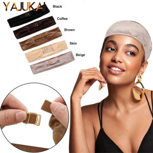 Wide Wig Grip Band For Lace Front Wigs Velvet Wig Grip Band With Adjustable Hook & Loop Fastener Non Slip Wig Grip Headband
