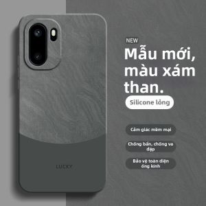 DAOWAIREN | Ốp Lưng Silicone Chống Sốc Toàn Thân Với Kết Cấu Đá Xỉ